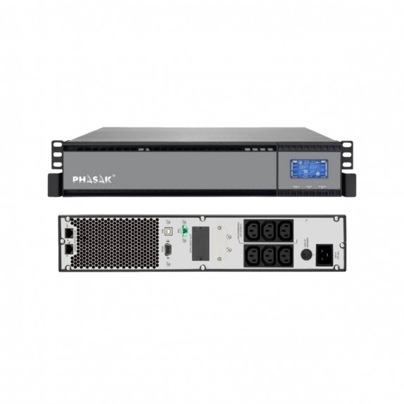 SAI Phasak 2000VA Online Rack LCD