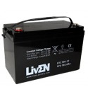 Batería AGM de 12V y 100Ah LivEN